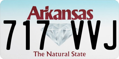 AR license plate 717VVJ
