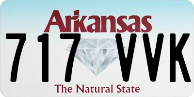 AR license plate 717VVK