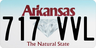 AR license plate 717VVL