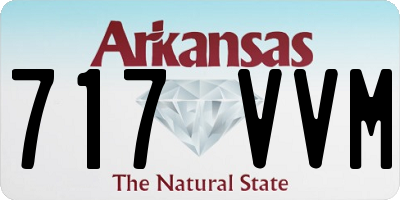 AR license plate 717VVM