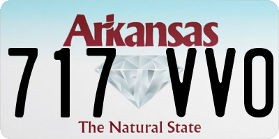 AR license plate 717VVO