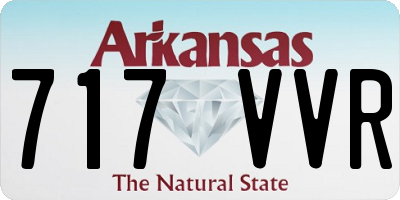 AR license plate 717VVR