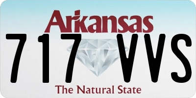 AR license plate 717VVS