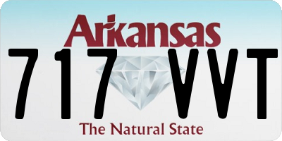 AR license plate 717VVT