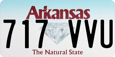 AR license plate 717VVU