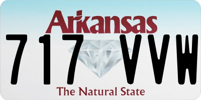 AR license plate 717VVW