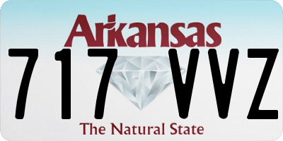 AR license plate 717VVZ