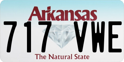 AR license plate 717VWE