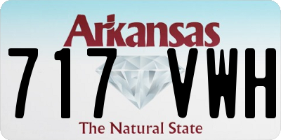 AR license plate 717VWH