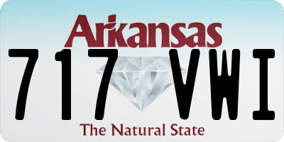 AR license plate 717VWI