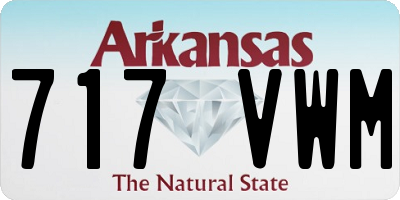 AR license plate 717VWM