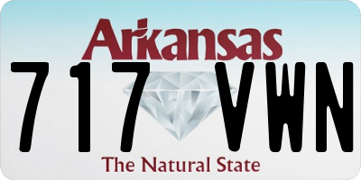 AR license plate 717VWN