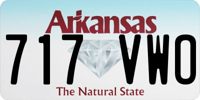 AR license plate 717VWO