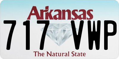 AR license plate 717VWP