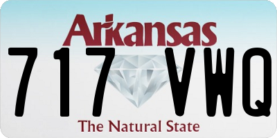 AR license plate 717VWQ