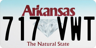 AR license plate 717VWT