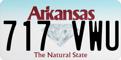 AR license plate 717VWU