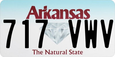 AR license plate 717VWV