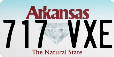 AR license plate 717VXE
