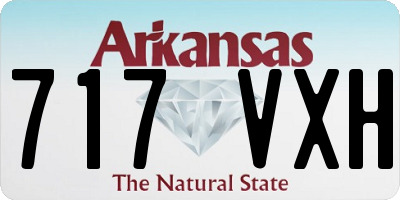 AR license plate 717VXH