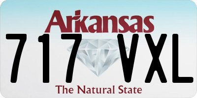 AR license plate 717VXL