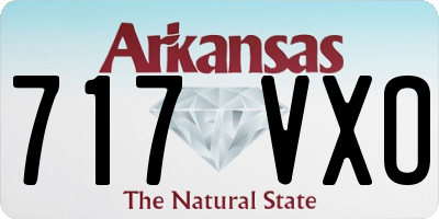 AR license plate 717VXO