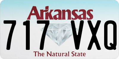 AR license plate 717VXQ