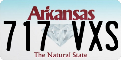 AR license plate 717VXS
