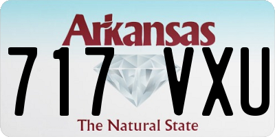 AR license plate 717VXU