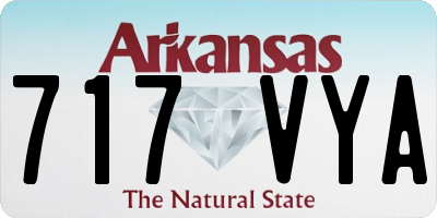 AR license plate 717VYA