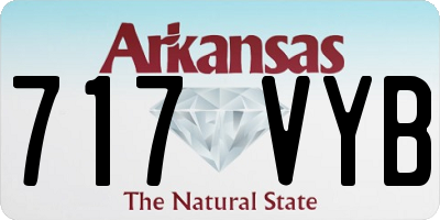 AR license plate 717VYB