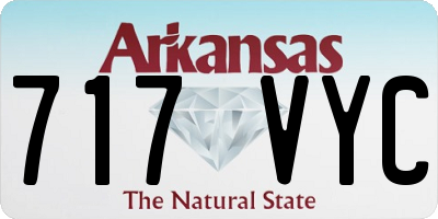 AR license plate 717VYC
