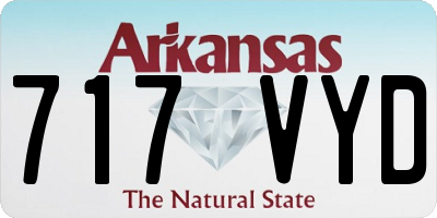 AR license plate 717VYD