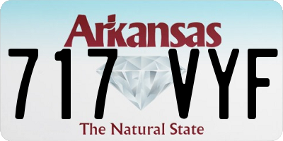 AR license plate 717VYF