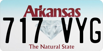 AR license plate 717VYG