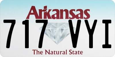 AR license plate 717VYI
