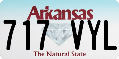 AR license plate 717VYL
