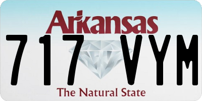 AR license plate 717VYM