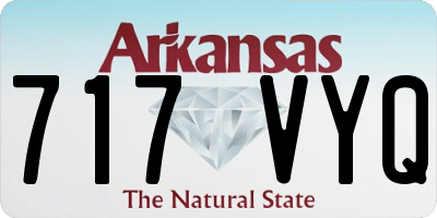 AR license plate 717VYQ