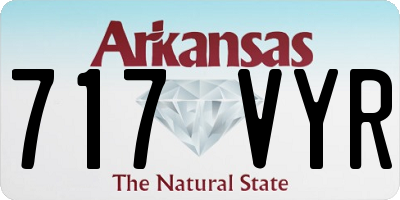AR license plate 717VYR