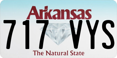 AR license plate 717VYS