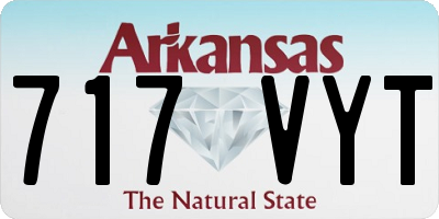 AR license plate 717VYT