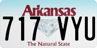 AR license plate 717VYU