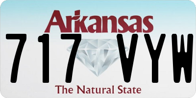 AR license plate 717VYW