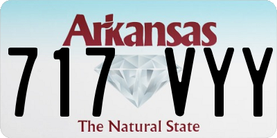 AR license plate 717VYY
