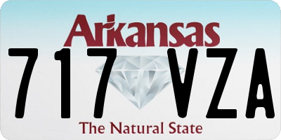 AR license plate 717VZA