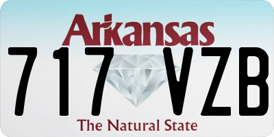 AR license plate 717VZB