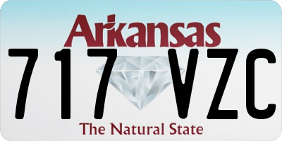 AR license plate 717VZC