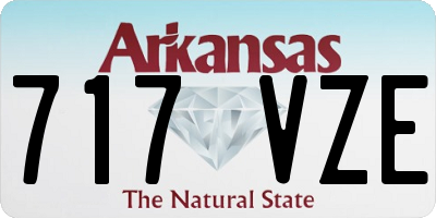 AR license plate 717VZE