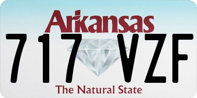 AR license plate 717VZF